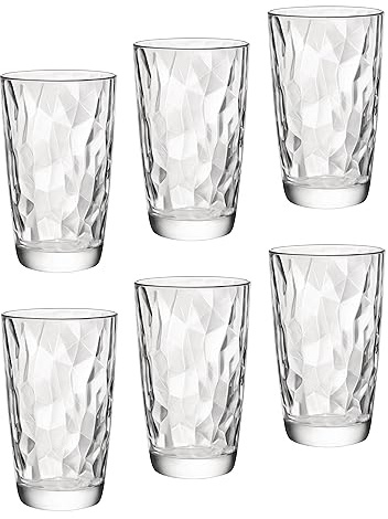 Bormioli ROCCO Coffret 6 Verres Diamant Cool Transparent 47 cl