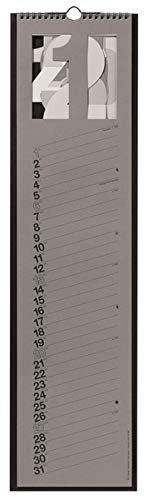 Räder Streifenkalender, Graustufig 2026