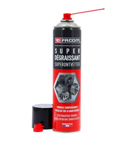 FACOM 006066 Super Dégraissant Mecanique, Aerosol 600 ml Tuyau Prolongateur
