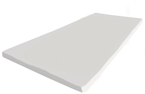 Gel/Gelschaum Matratzenauflage Topper 180x200 cm Höhe 5 cm Memory Schaum Auflage für Matratze mit abnehmbaren Baumwollbezug