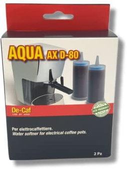 2 FILTRI ANTICALCARE AQUA AXOR D-80 ADDOLCITORI DI ACQUA PER MACCHINE DA CAFFE