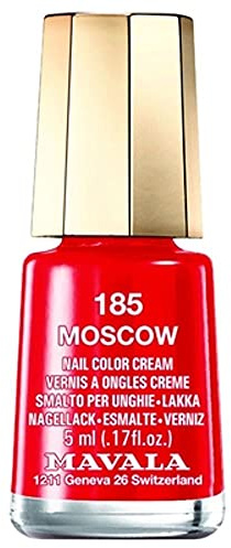MAVALA - Moscow Nail Polish, 18 Colour, Red, Vanilla, 5 Milliliter