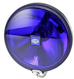 HELLA 2XD 003 410-301 Halogen-Warnleuchte - 12/24V - blau- für Feuerwehr - Polizei - Rettungswagen
