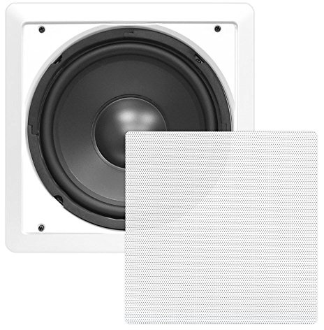 Pyle Home PDIWS10 Caisson de Basses Haute Puissance 25,4 cm