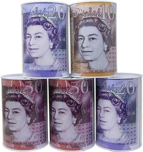£20 Pound Note Money Coin Jar Notes Piggy Bank Jar Tin Saving Cash | Piggy Bank, Coins, Cash, Savings, Money Box (£20)