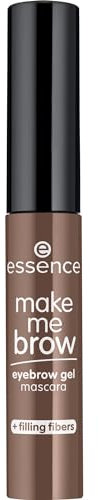 essence make me BROW eyebrow gel mascara, Augenbrauengel, Nr. 02, Braun, vegan, ohne Mikroplastikpartikel, Nanopartikel frei, ohne Parfüm, 1er Pack (3.8ml)