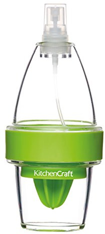 KitchenCraft Healthy Eating Citrus Spritzer and Juicer Bottle, 15 ml (5.5 fl oz)