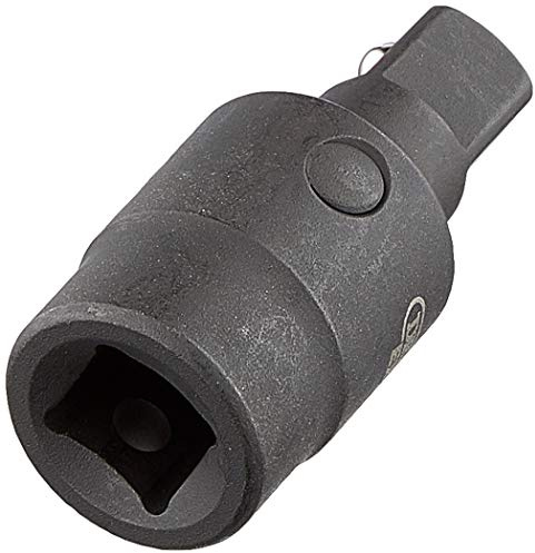 Draper Expert 1/2'' Square Drive Swivel Socket Universal Joint | Impact Wobble Socket Powerdrive Adapter | 75976