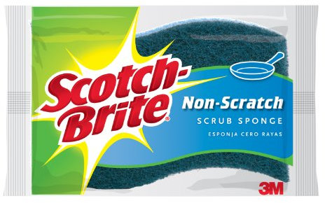 SCOTCH-BRITE - Soft Scour Multi Purpose Scrubbing Sponge - 1 Sponge