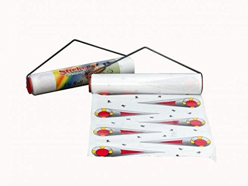 ARNDT Fliegenrolle Kleberolle Sticky Fly Roll 2,5 m x 20 cm