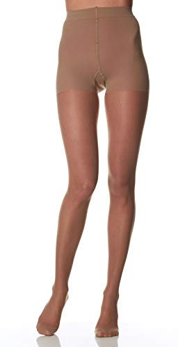 SCUDOTEX Collant 140 Deniers Maille Tricotée Compression Décroissante de Moyenne à Forte 19-22 Hg mm Couleur Nature Taille 2