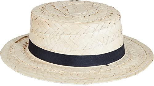 Hut: »Kreissäge«, Strohhut mit dunklem Band