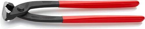 Knipex Tenaglia (Pinza per Ferraioli e Cementisti) Bonderizzata Nera, Rivestiti in Resina Sintetica 280 Mm (Confezione Self-Service/Blister) 99 01 280 Sb