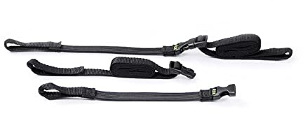 SW-MOTECH ROK straps 2 verstellbare Spanngurte. Schwarz. 310-1060 mm