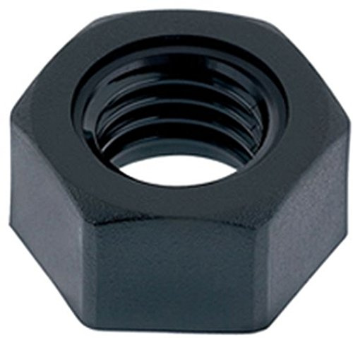 Kunststoff Mutter Sechskantmutter M8 Nylon 6.6 schwarz 10 Stück