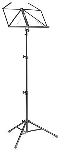 Stagg MUS-A4 BK 2-fach ausziehbares Notenpult mit schwerem Fuß