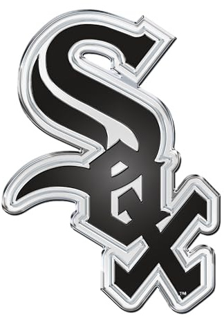 FANMATS 60400 - MLB - Chicago White Sox Embossed Color Emblem | Sox Primary Cap Logo