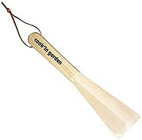 Cook'in Garden - Racloir pour Plancha en Bois FSC® 100%, Pour Nettoyer sans Abîmer, Décolle facilement les résidus, Accessoire pour Plancha Robuste et Pratique