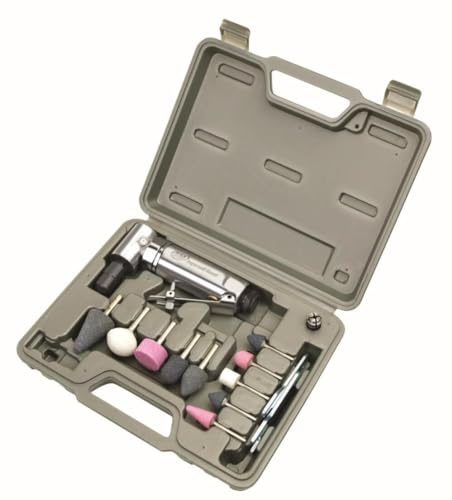 Ingersoll Rand 301BK Angle Air Die Grinder Stone Kit, 21,000 RPM, 0.25 HP, 1/4 Collet, Front Exhaust