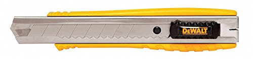 DEWALT Utility Knife, Heavy Duty Cutter with Snap-Off Blade, 18mm (DWHT10038)