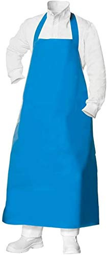 Eurosell 2 Stück Metzgerschürze Gummischürze Fleischerschürze PVC 110cm Metzger Schürze