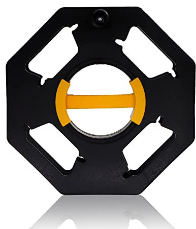 Leisurewize LWACC38 Cable Reel - [25 m, Black] Heavy Duty Caravan Extension Cable Organizer, Cord Storage Wheel for Caravan Leads, General Cables | Cable Management | 230v Lead Storage