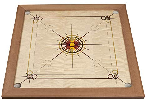 Philos 8230 - Carrom Superior, rot-orange-gelb, Geschicklichkeitsspiel