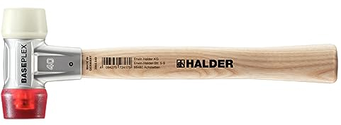 Baseplex mild hammare, nylon/cellulosaacetat med zinkgjutet hölje och trähandtag | D = 40 mm | 3968.040