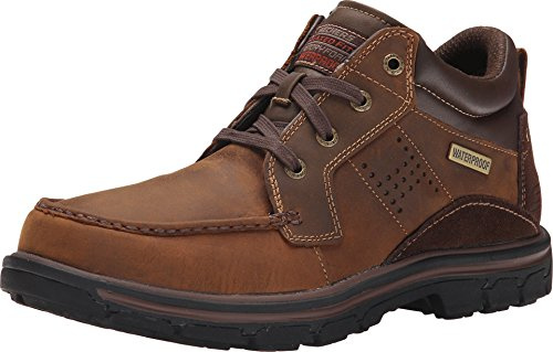 Skechers Segment-MELEGO Derbys för män, Mörkbrunt, 46 EU