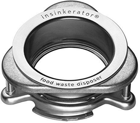 InSinkErator Quick Lock Mounting Flange, Stainless Steel, QLM-00