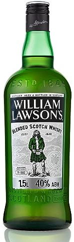 William Lawson's Whisky Blended Scotch, 40% Vol, 150cL / 1.5L, Spirit avec du Malt Fruité