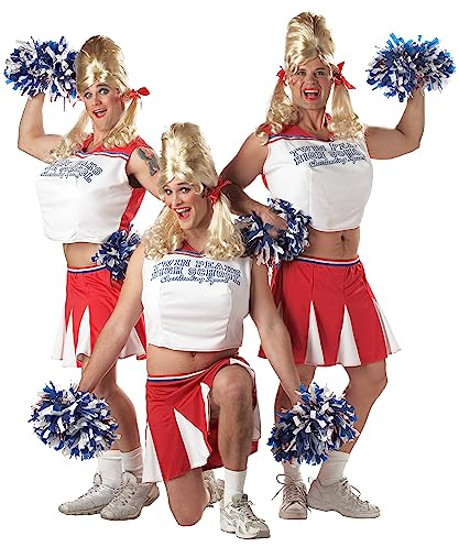 Déguisement PomPom Girl Humoristique pour adulte Jadeo