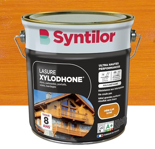 Syntilor - Lasure Xylodhone® Ultra Hautes Performances 8 Ans Chêne Clair Satiné 2,5L