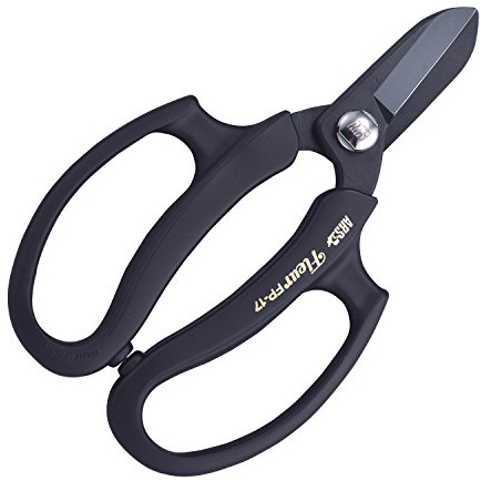 Ars Corporation FP-17-BK Commercial Flower Scissors Fleur (Black)