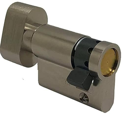 Abus KE5N10 / 30 Pulsante KE5N10 / 30 SEMICILINDRO E5 nichel 10 x 30 mm, nichelato, 10 / 30B