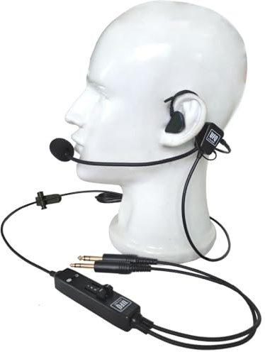 UFQ In-Ear Typ Luftfahrt Headset UFQ L-1 Superleicht - leise wie ANR-frei mit Einer Tasche, tolle Klangqualität für Musik mit MP3-Eingang
