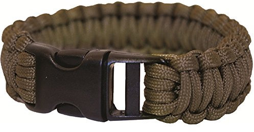 Adventure BCB Bracelet en PaRACORDE avec Boucle en Plastique (Olive)