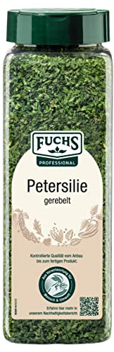 Fuchs Professional - Petersilie gerebelt | 100 g im großen Gewürzstreuer | Kräuternote zum Verfeinern zahlreicher Gerichte | Mit praktischem Streuaufsatz