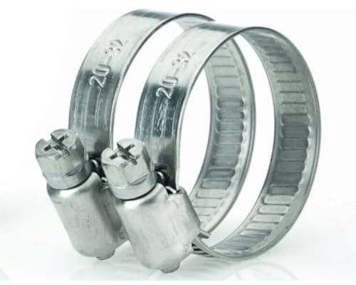 Oase Edelstahl-Schlauchschelle 1 1/4 Zoll -1 1/2 Zoll, Silber