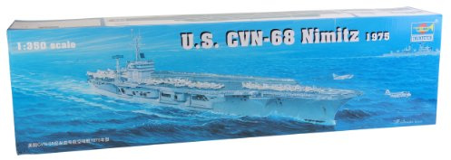 Trumpeter 05605 modellbyggsats flygplanshållare USS Nimitz CVN-68 1975