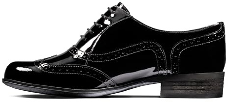 Clarks Damen Hamble Oak Derby, Schwarz, 42 EU