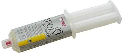 Seringue double 25 ml de résine (colle) époxy bi-composant transparente Wiko