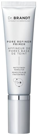 Dr. Brandt Pores No More, Pore Refiner Primer - Instantly Minimizes the Appearance of Pores, Absorbs Oil & Mattifies Shine - 1.0 fl oz