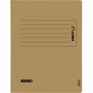 Brunnen 25 x Spiralhefter Fact!Plus braun