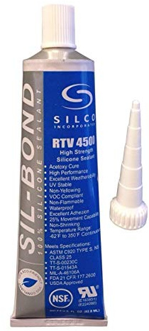 Sil-Bond Alimentaire adhésif mastic silicone RTV grade NSF blanc 2,8 oz (1)