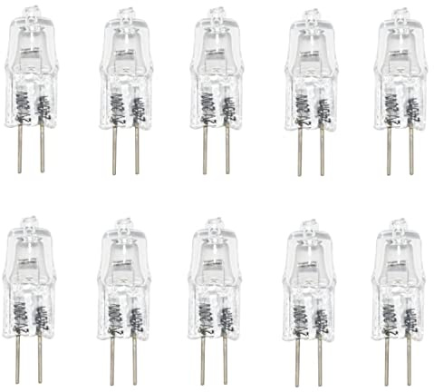 10er Set G4 20 Watt Halogen-Leuchtmittel - 12 Volt Stiftsockel