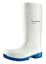 DUNLOP Protective Footwear, CA61131, Purofort FoodPro MultiGrip Safety, Weiß/Blau, Größe 43 EU