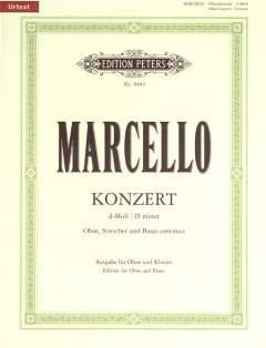 Musikverlag C.F. Peters Ltd. & Co. KG Concerto D-MOLL - OB STR - arrangiert für Oboe - Klavier [Noten/Sheetmusic] Komponist: Marcello ALLESANDRO