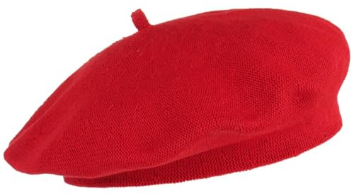 Lipodo Biskaya Baskenmütze Baumwollbaske Made in Italy Damen Frühling Sommer