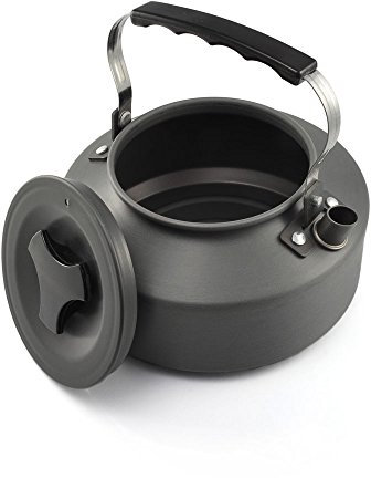 Ganzoo Bouilloire de camping en aluminium anodisé ultra léger